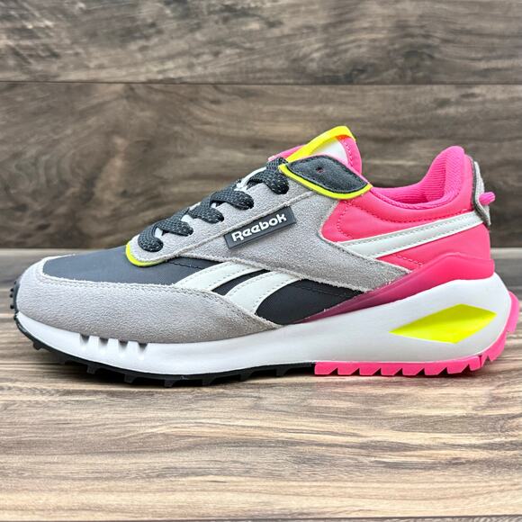 NIB Reebok Forte Racer 7.5M 38 Lifestyle Sneaker Shoes Pink Gray Yellow - Picture 6 of 12